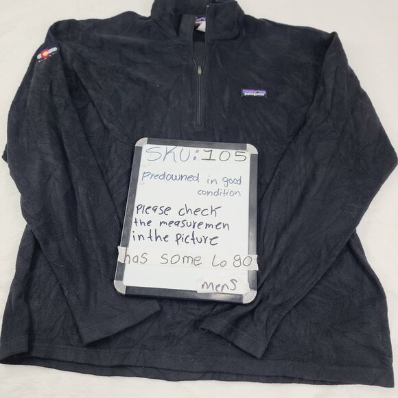 Patagonia Men's Synchilla Micro D Half-Zip Long Sleeve Fleece Sweater Size L - Picture 10 of 10
